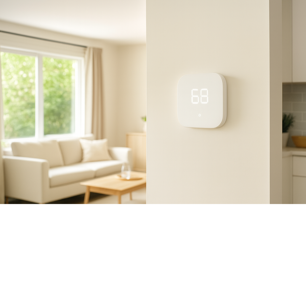 Smart Thermostat ENERGY STAR Certified, DIY Install, Works with Alexa - C-Wire Required