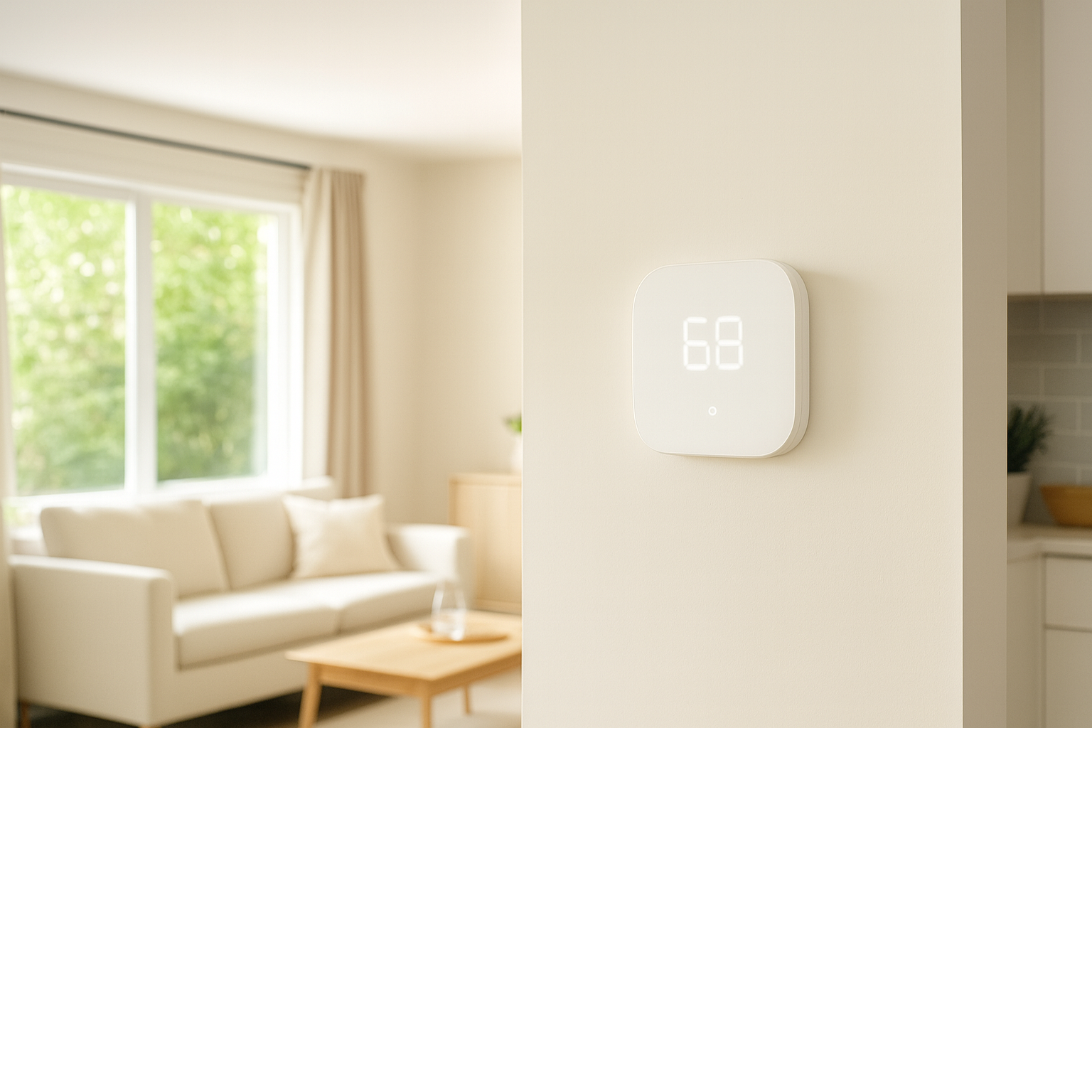 Smart Thermostat ENERGY STAR Certified, DIY Install, Works with Alexa - C-Wire Required