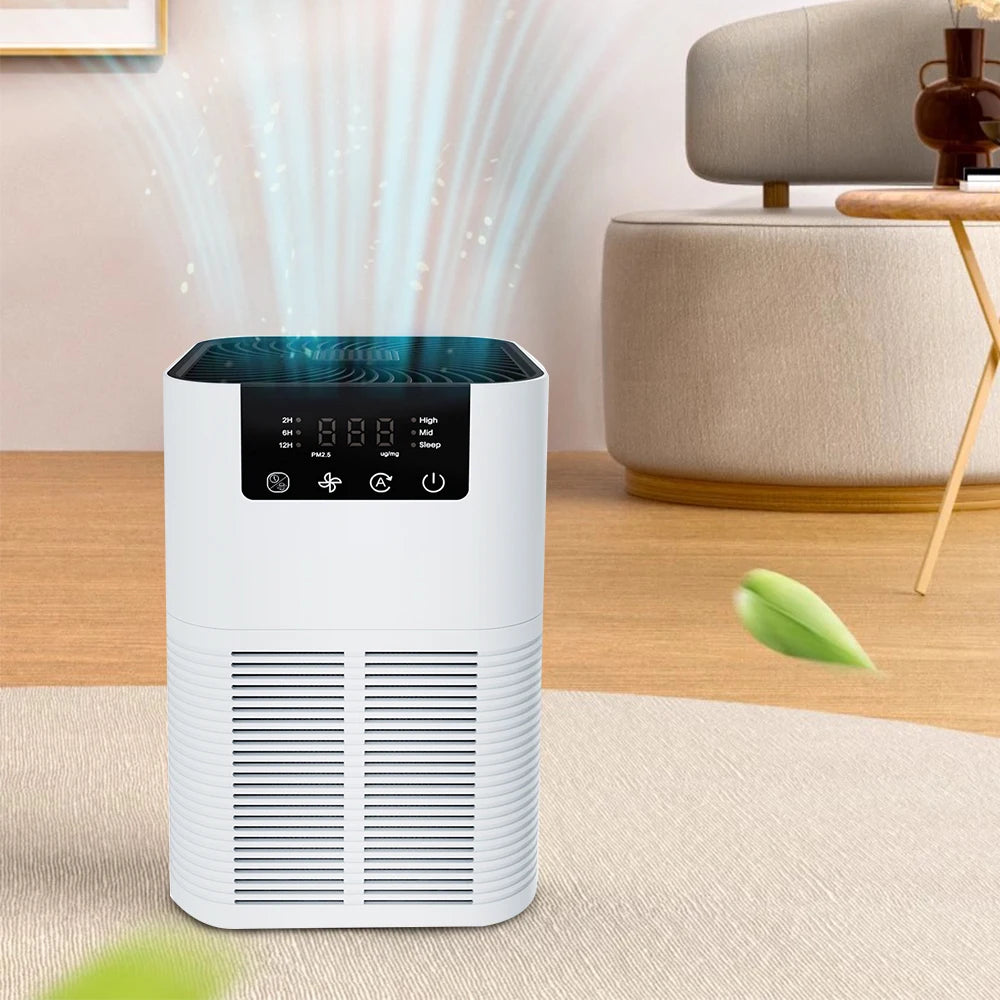 Ultimate Air Purifier & Aromatherapy Diffuser - HEPA Filter for Smoke & Odor Elimination with Negative Ion Technology